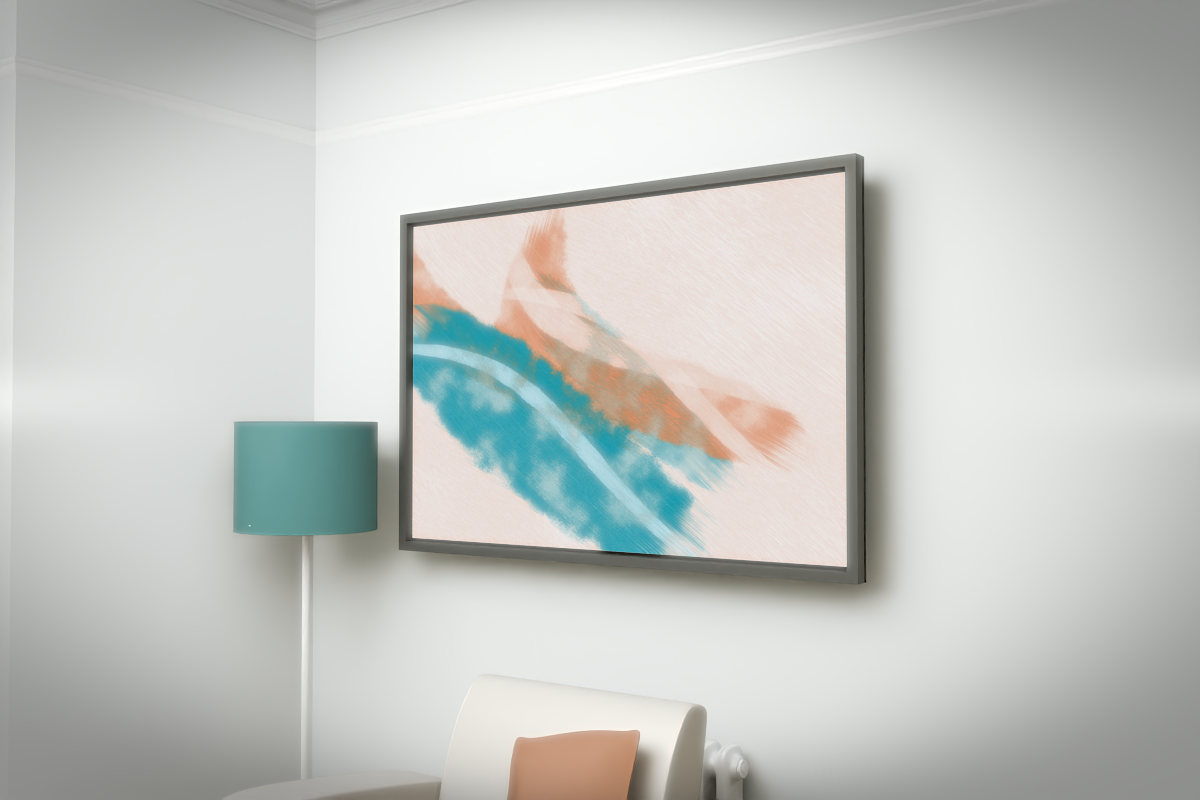 Descending Sweep · white right context room view