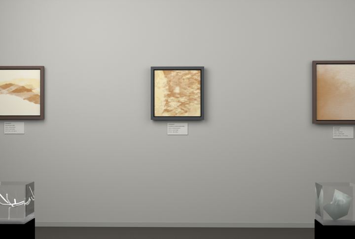 Layered Abrasions — Scumbled or broken-surface fields, palette 3