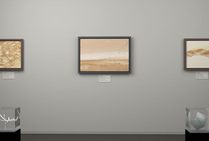Shallow Tidal Planes · Olive Over Water — Botanical composition, palette 3