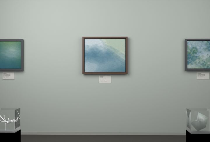 Edge-Lit Chamber — Tonal fields, palette 5