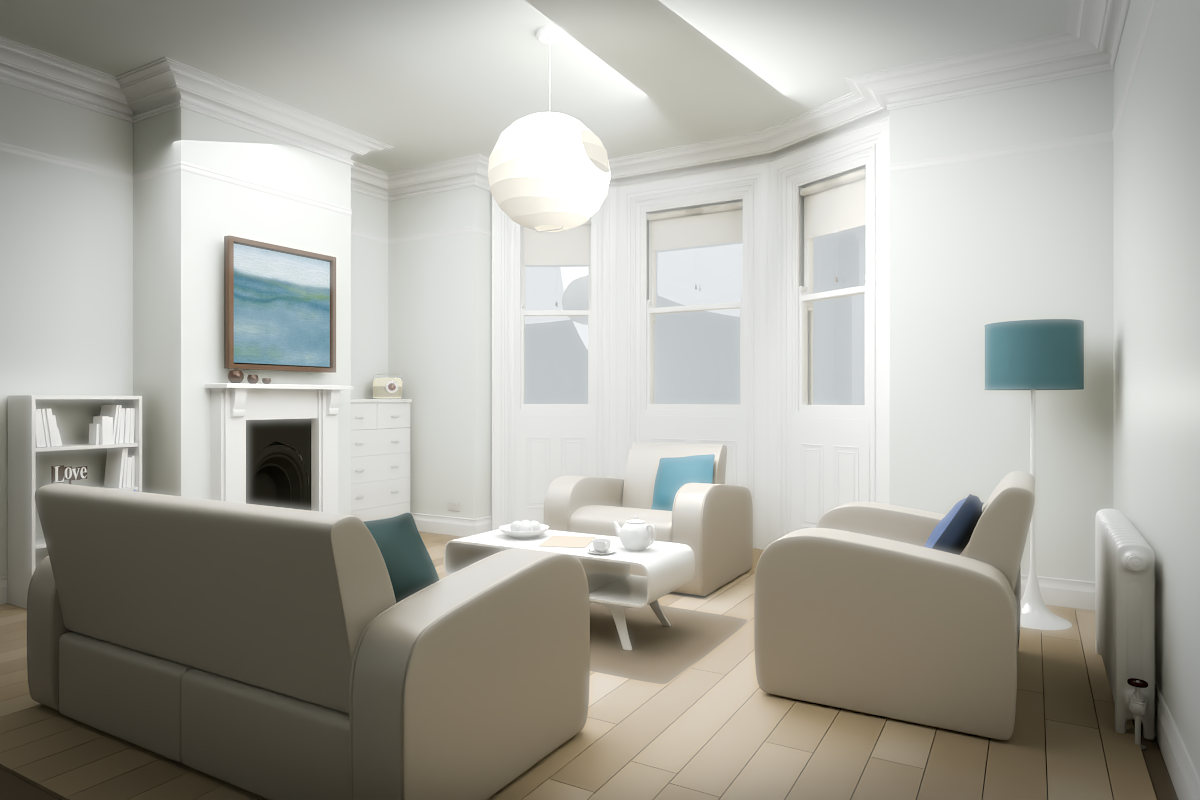Open Water · white original room view