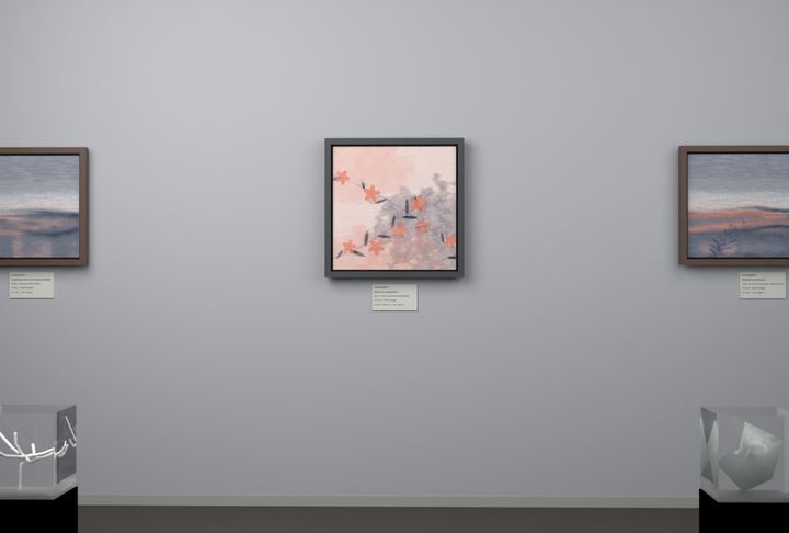 Botanical Night Blossoms — Botanical composition, palette 6