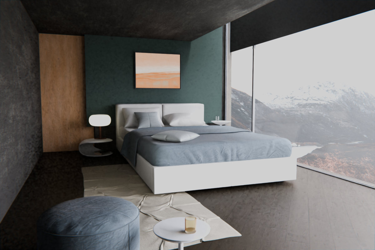 Shallow Tidal Planes · over bed room view