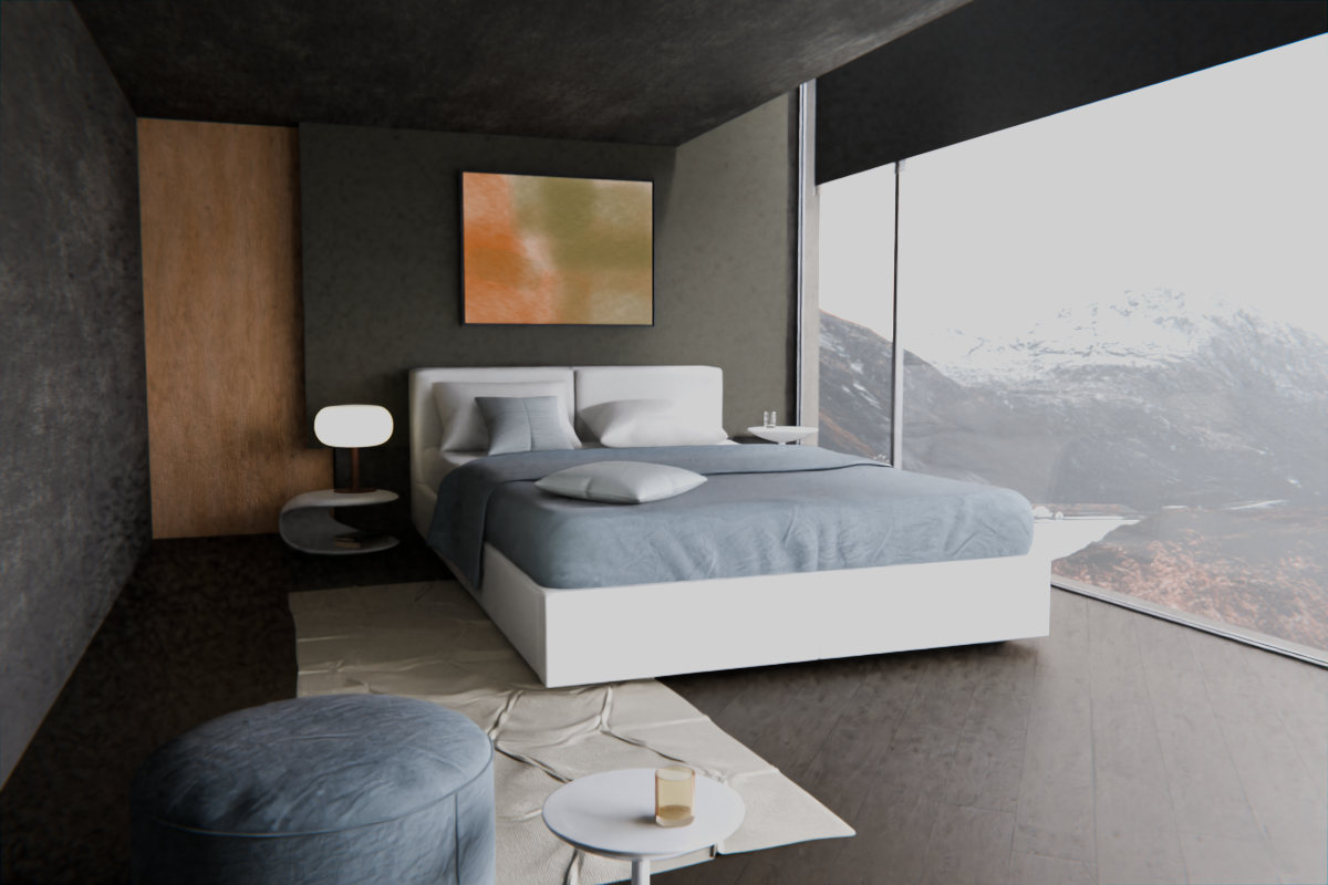 Open Centre · over bed room view