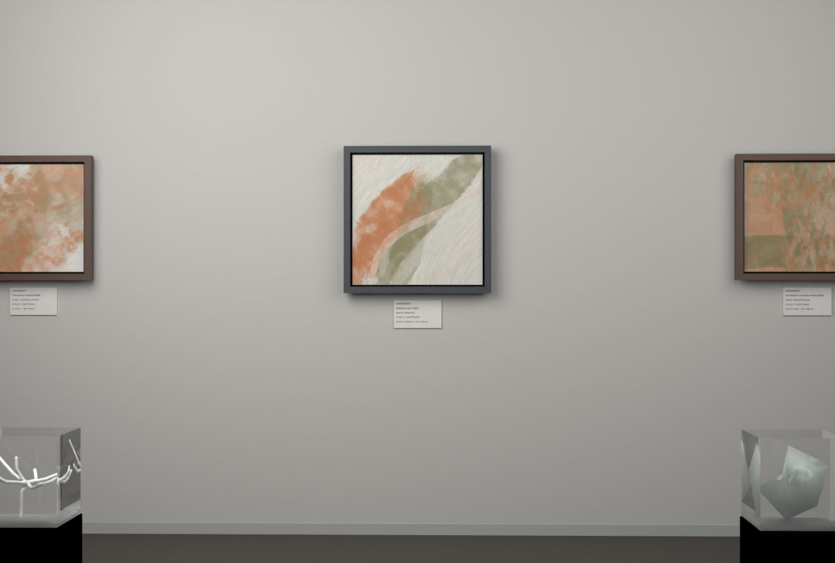 Rising Arc · gallery context room view