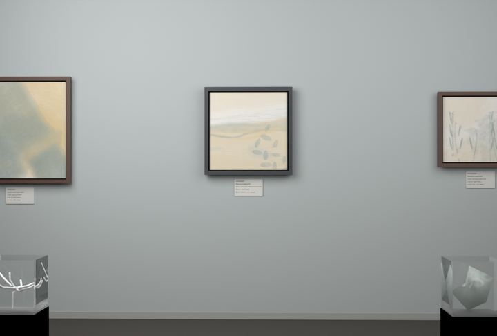 Low Estuary · Broad Leaves At Dusk — Botanical composition, palette 11