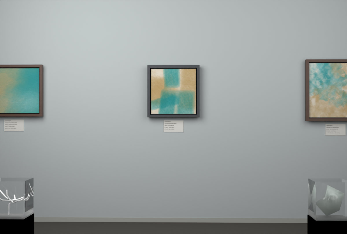 Tall Passages · gallery context room view