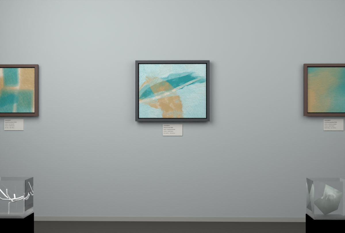 Crossing Gestures · gallery context room view