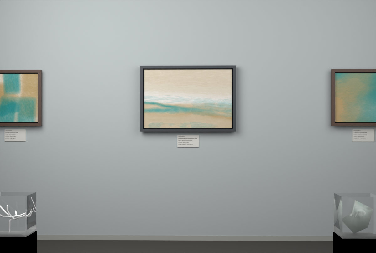 Broken Distant Bank · gallery context room view