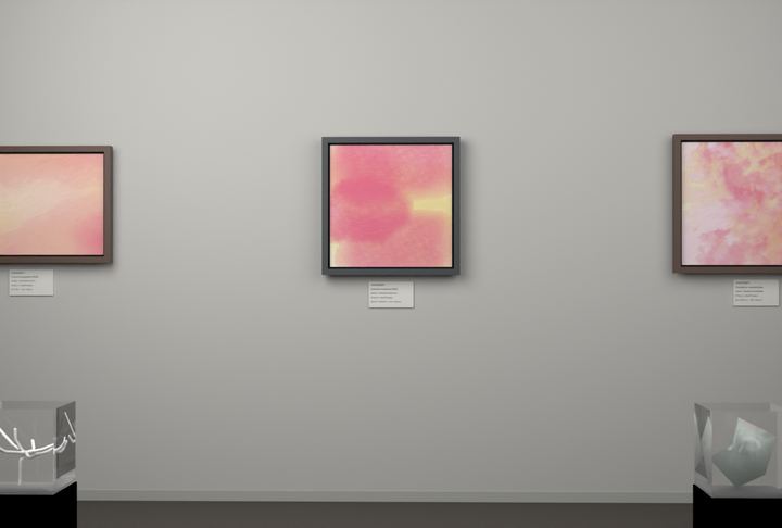 Interlocking Veils — Layered translucent fields, palette 14