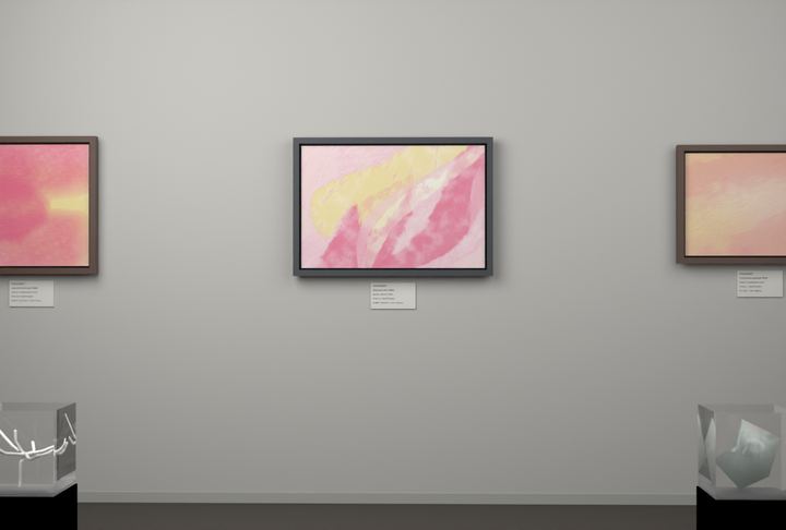 Broad Turn — Gestural color fields, palette 14