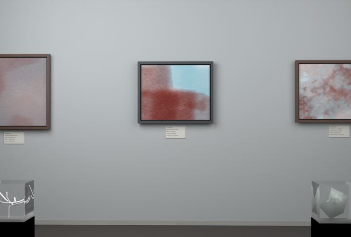 Open Centre — Layered translucent fields, palette 16