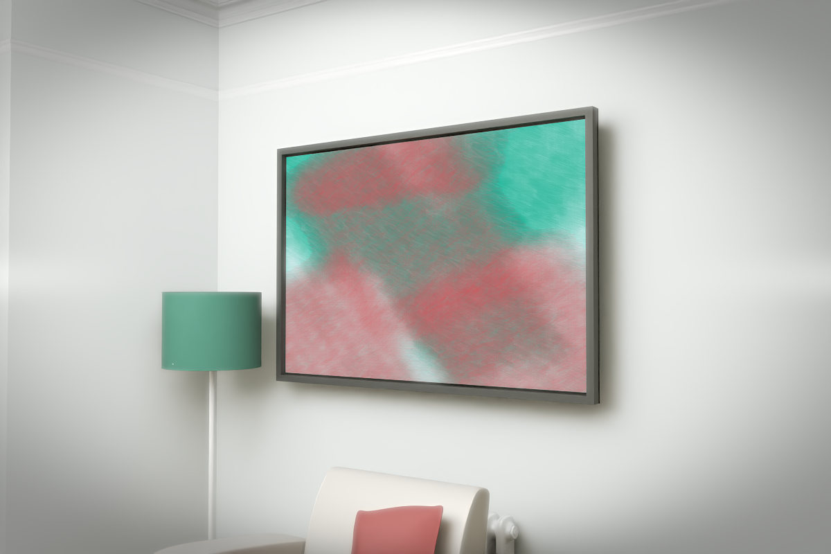 Diagonal Drift · white right context room view