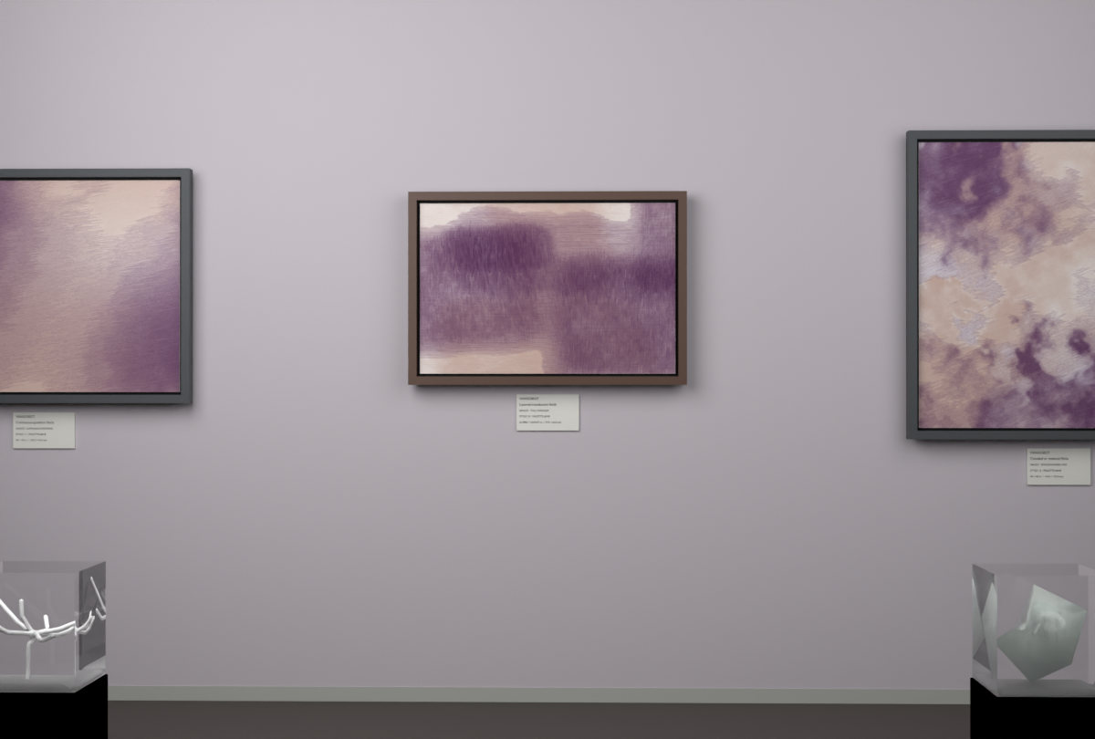 Tall Passages · gallery context room view