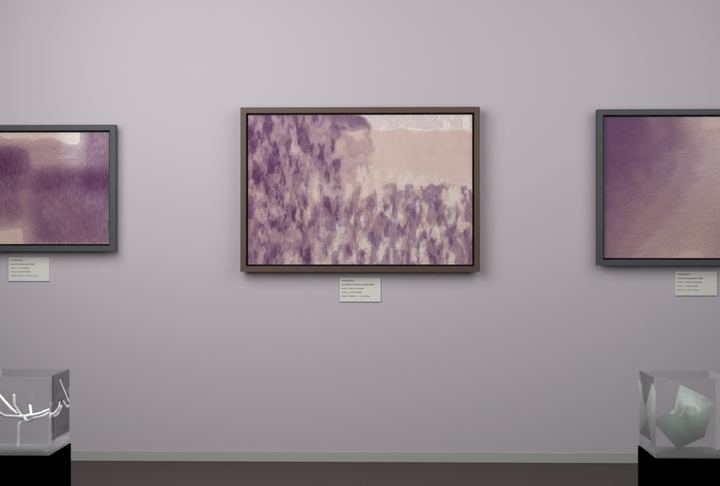 Vertical Scrapes — Scumbled or broken-surface fields, palette 18