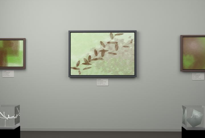 Botanical Olive Crossing — Botanical composition, palette 19