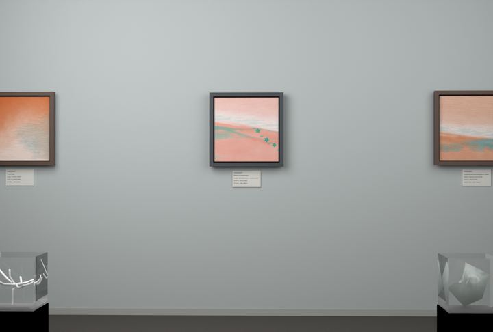 Receding Shore · Blossom Drift — Botanical composition, palette 21