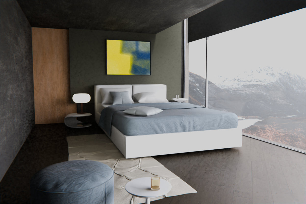 Open Centre · over bed room view