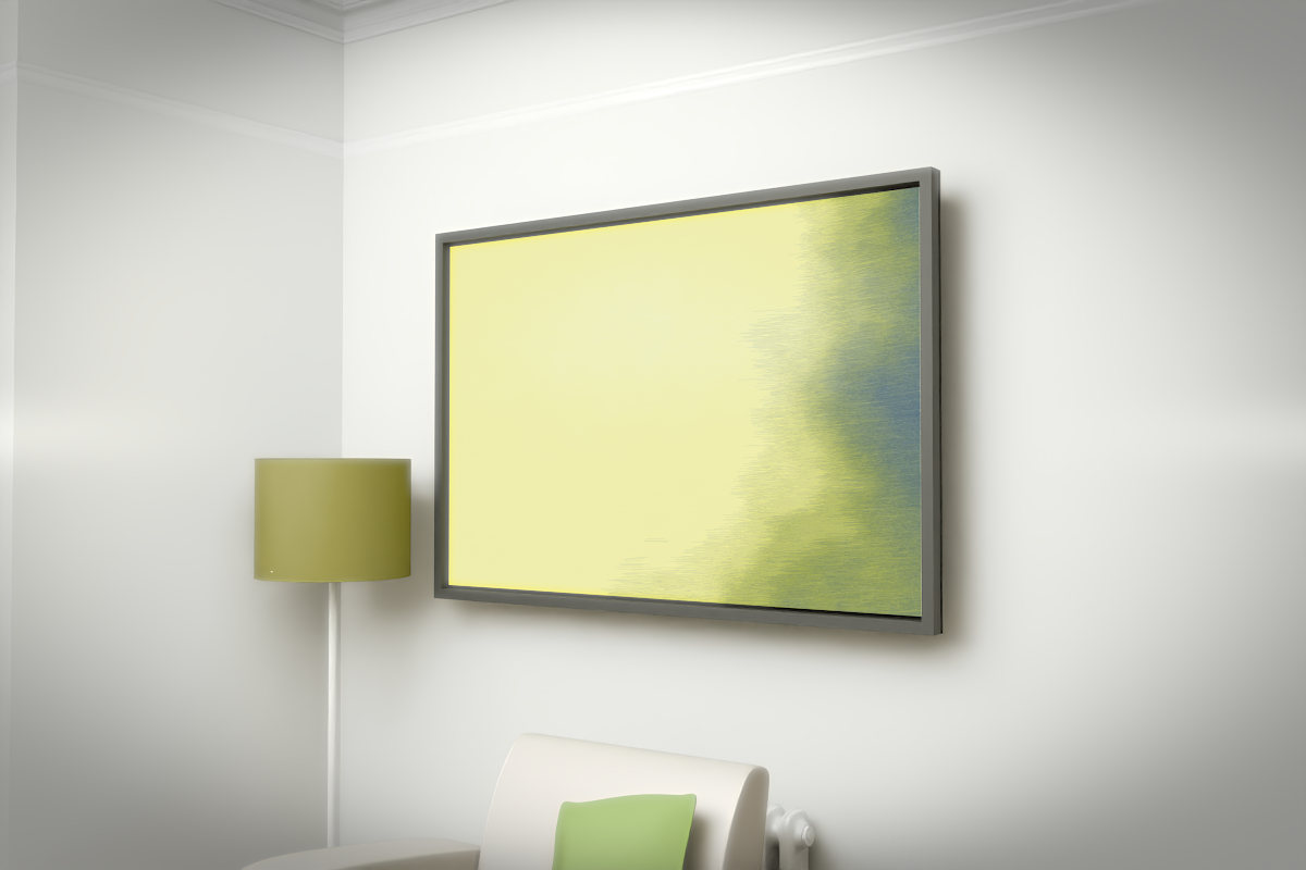 Enveloping Haze · white right context room view
