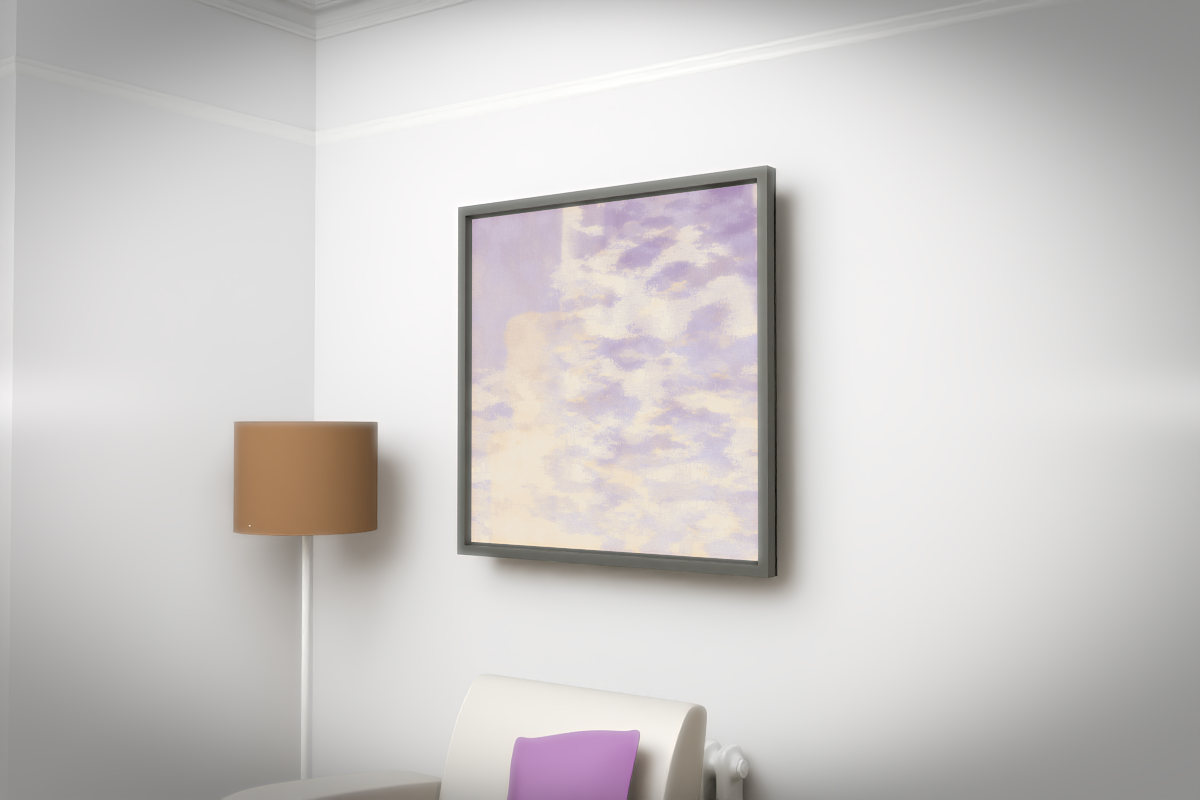 Cross-Rubbed Surface · white right context room view