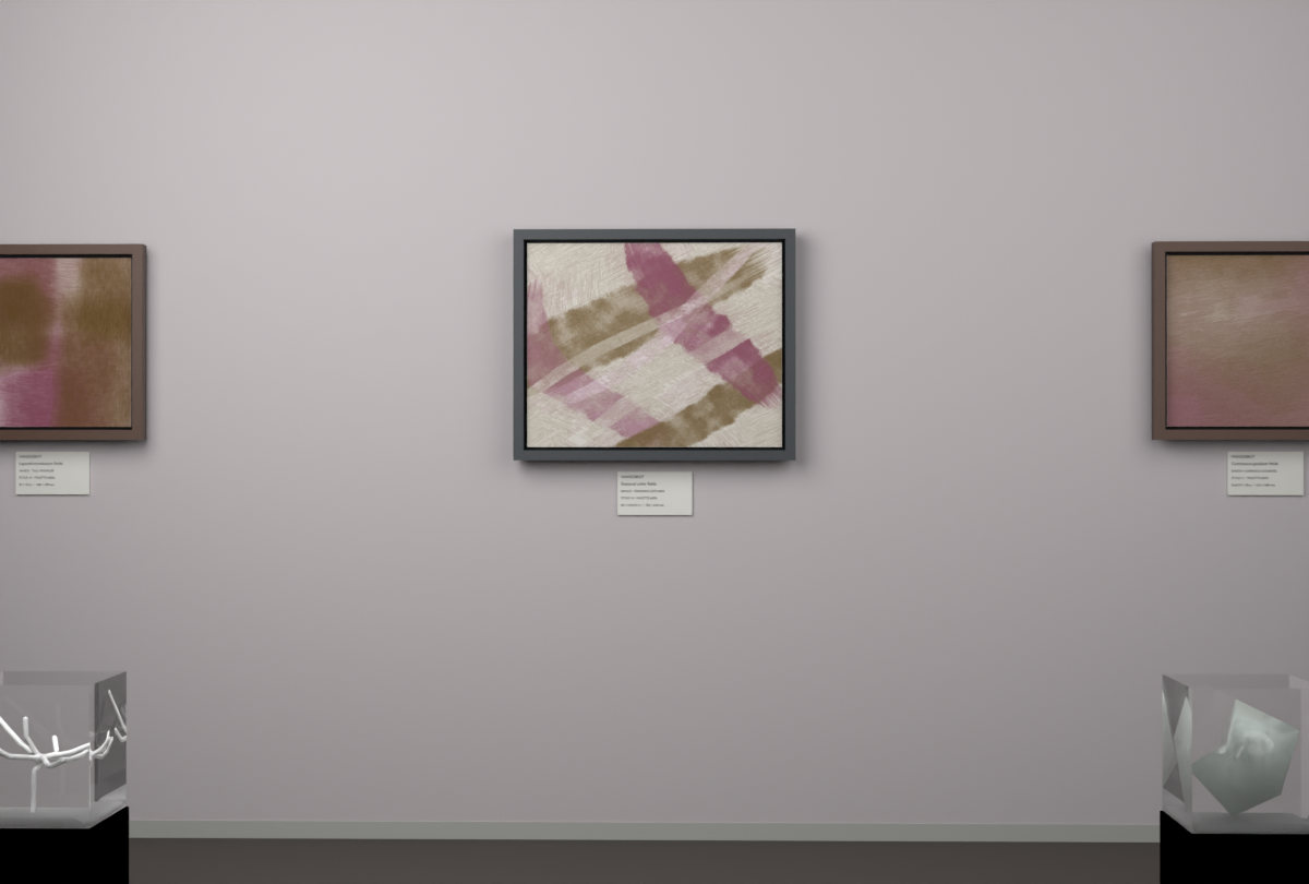 Crossing Gestures · gallery context room view