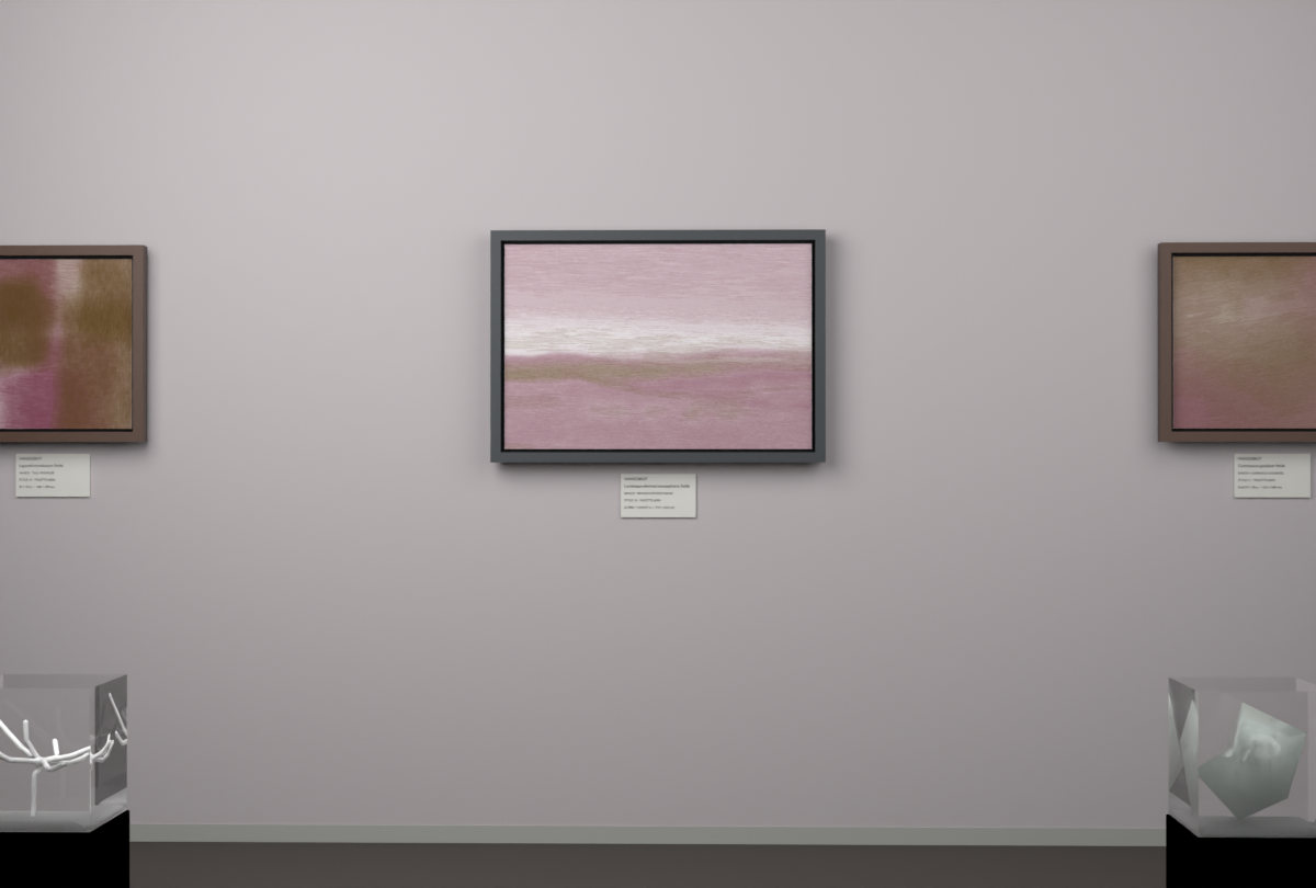 Broken Distant Bank · gallery context room view
