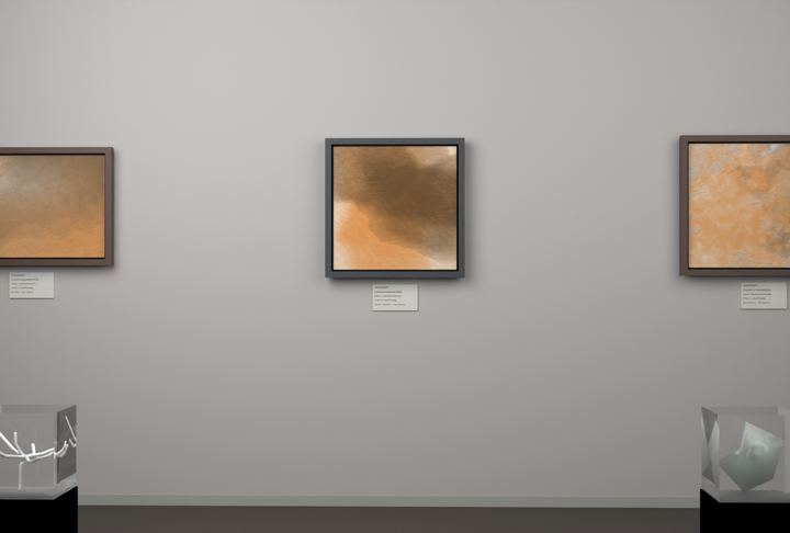 Interlocking Veils — Layered translucent fields, palette 26