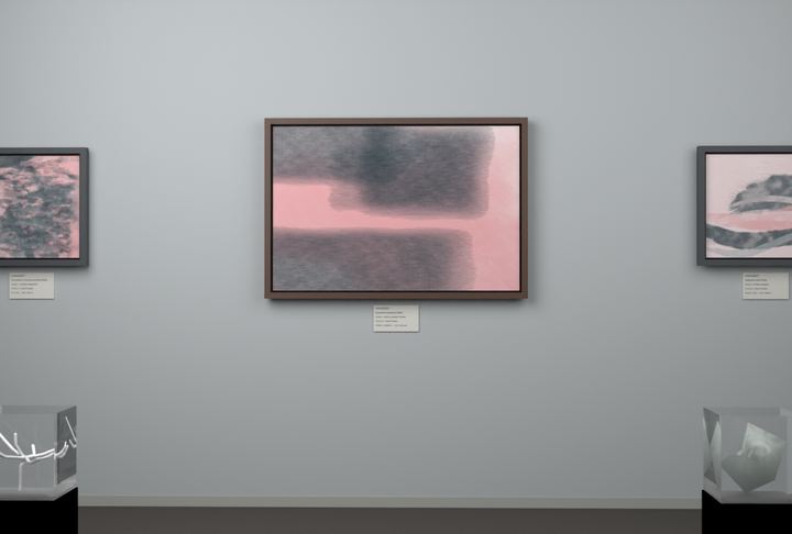 Cross-Current Planes — Layered translucent fields, palette 27