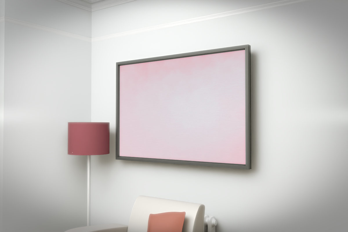 Enveloping Haze · white right context room view