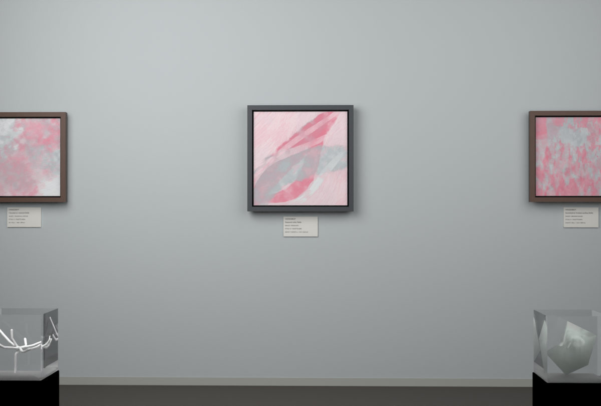 Rising Arc · gallery context room view