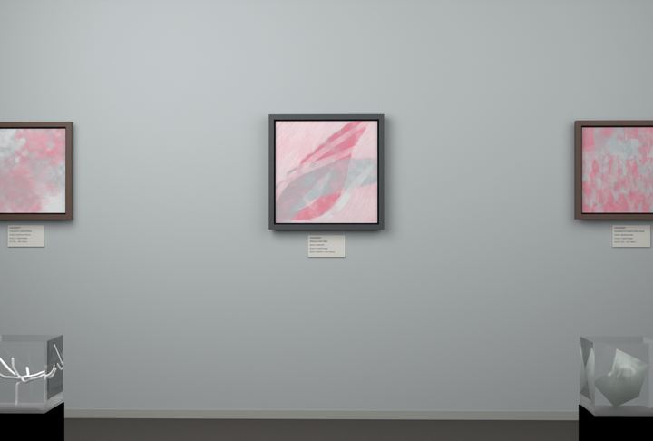 Rising Arc — Gestural color fields, palette 34