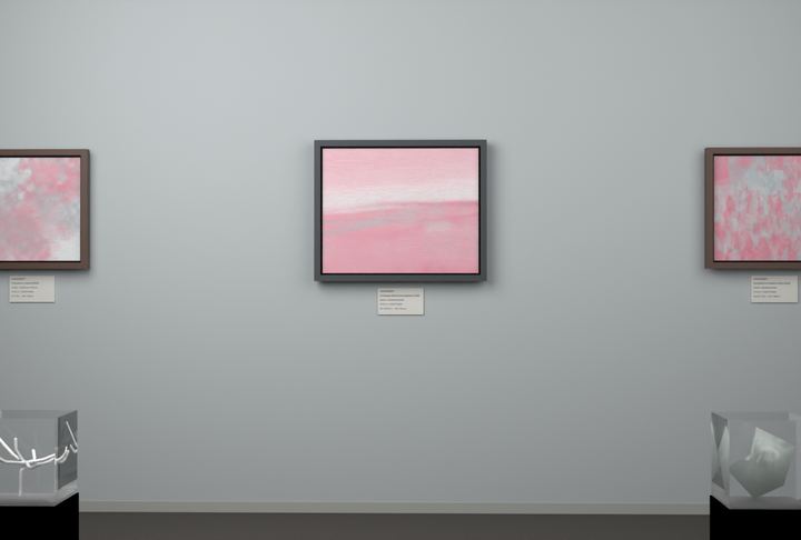 Receding Shore — Landscape-derived atmospheric fields, palette 34
