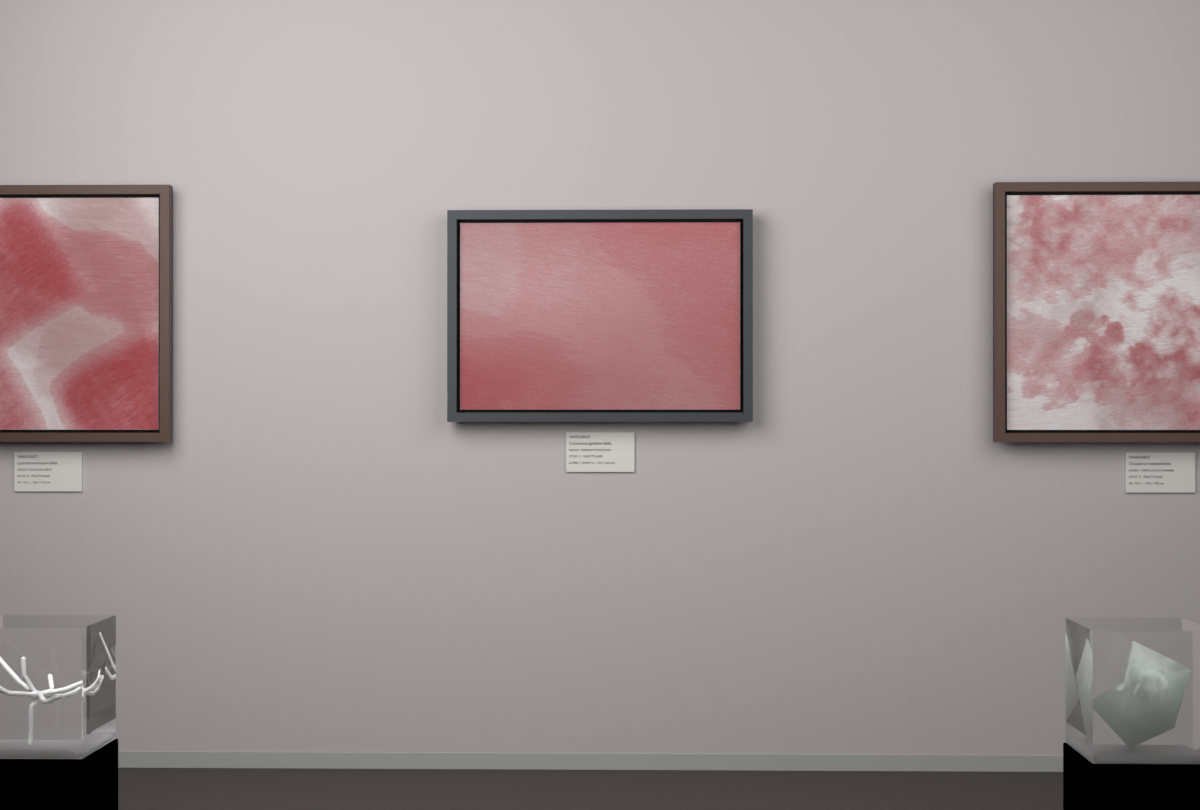 Oblique Transition · gallery context room view