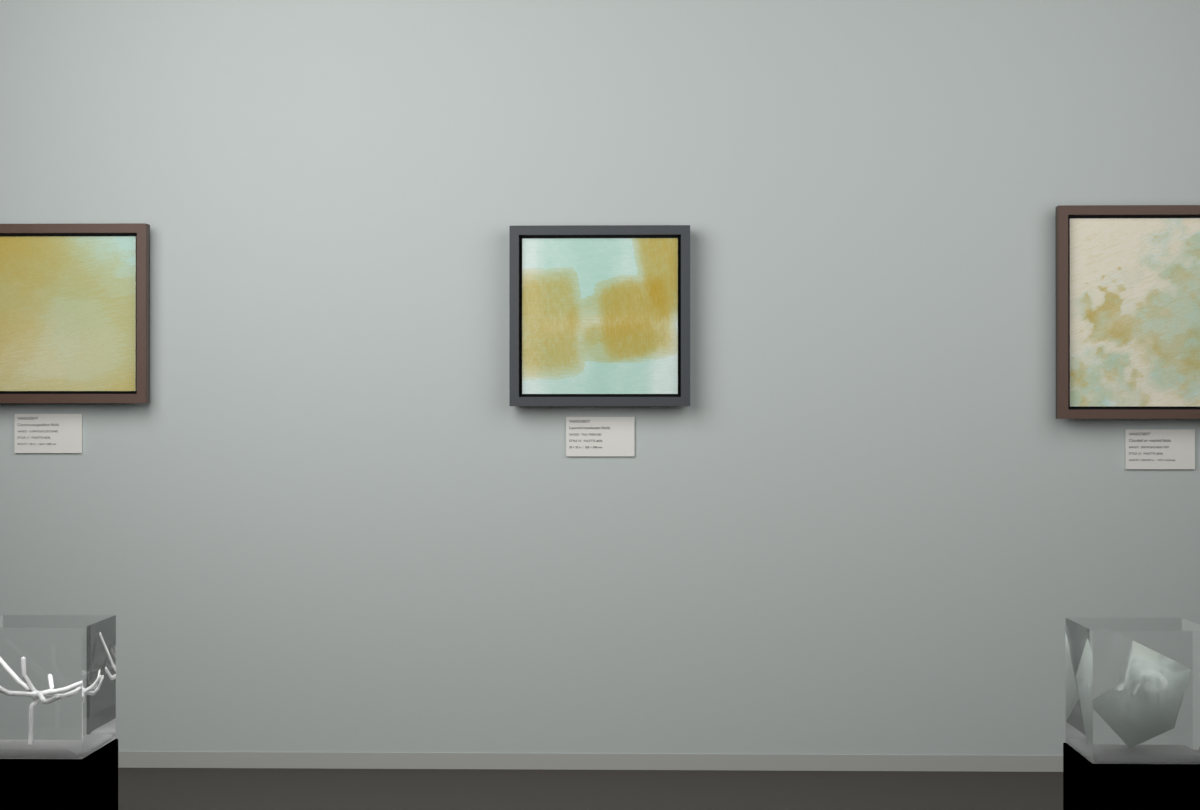 Tall Passages · gallery context room view