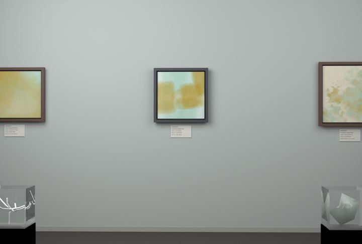 Tall Passages — Layered translucent fields, palette 36