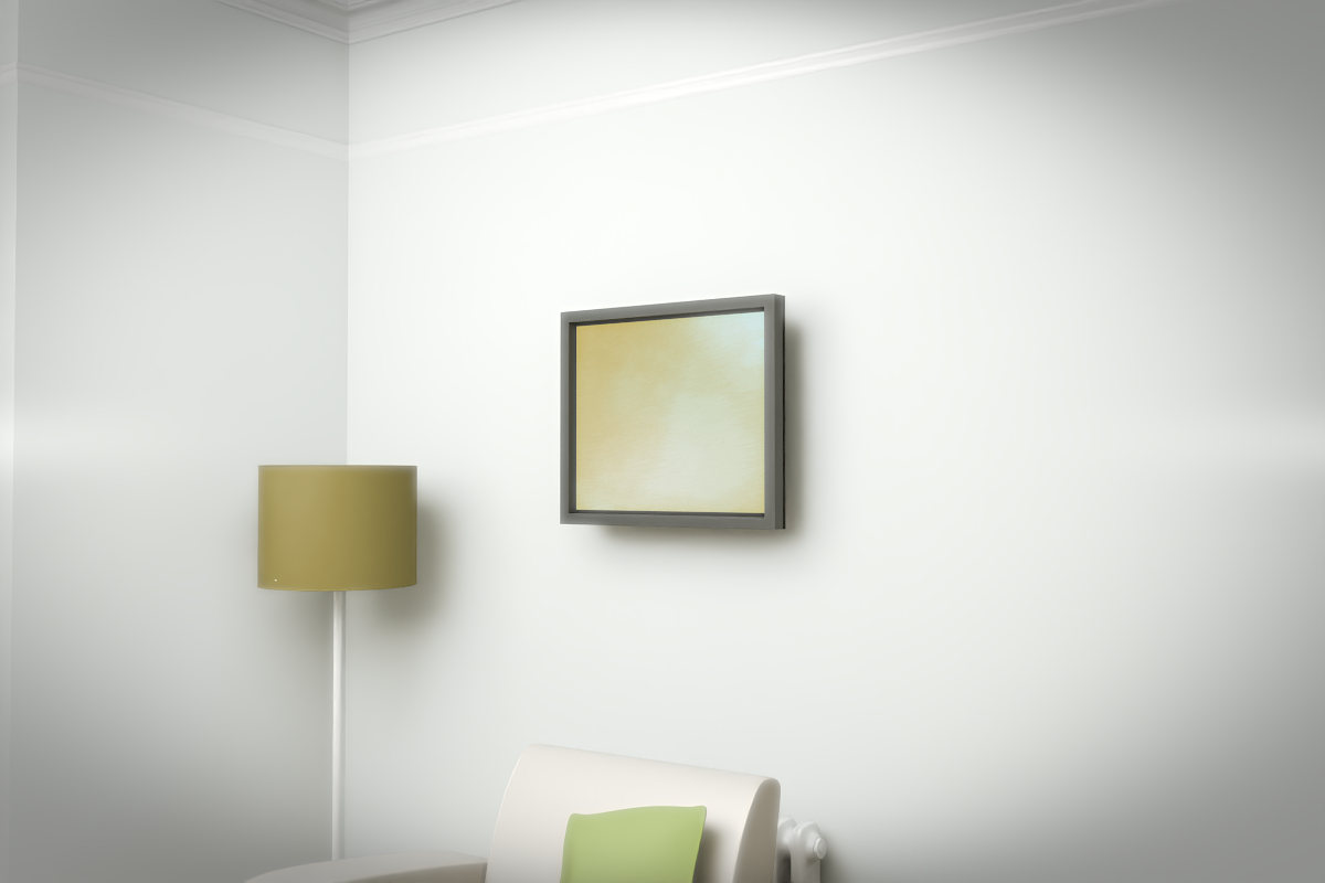 Luminous Crossing · white right context room view