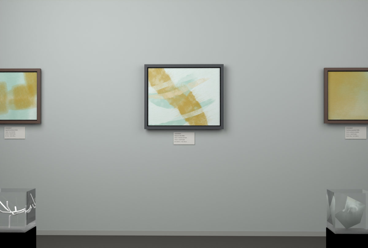 Crossing Gestures · gallery context room view