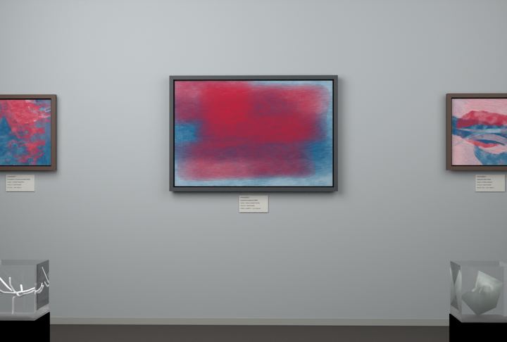 Cross-Current Planes — Layered translucent fields, palette 39