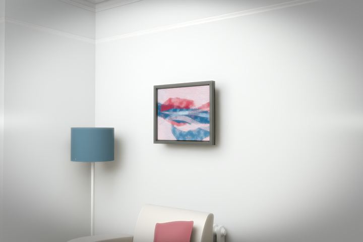 Lateral Release — Gestural color fields, palette 39
