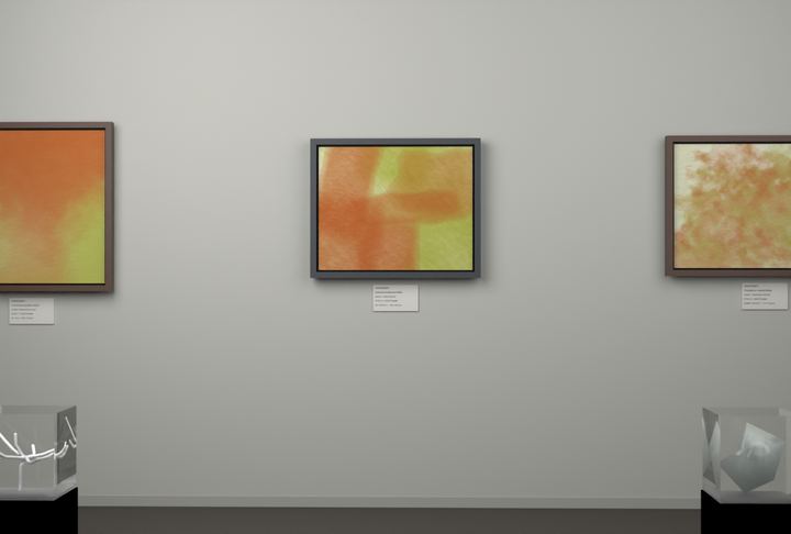 Open Centre — Layered translucent fields, palette 40
