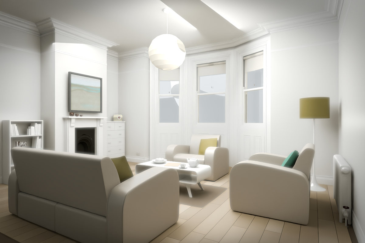 Open Water · white original room view