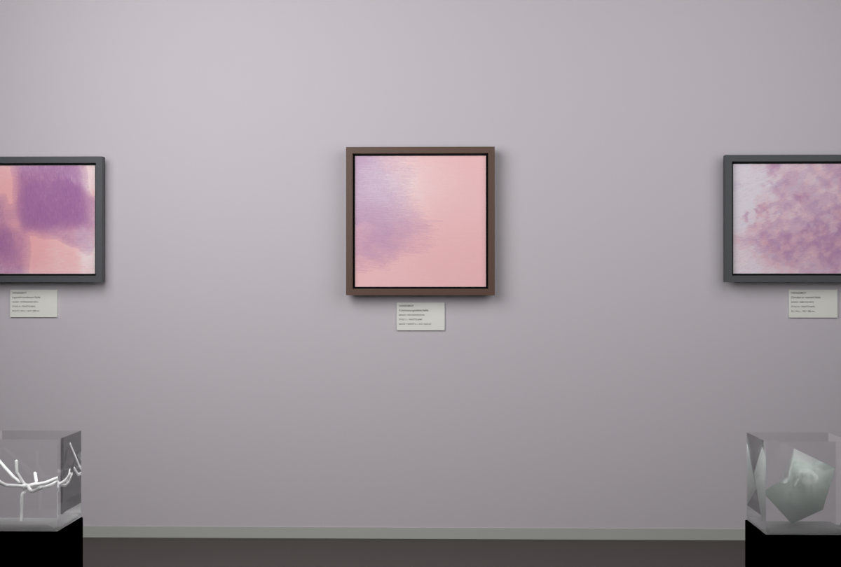 Off-Centre Pool · gallery context room view