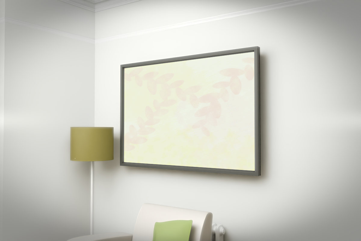 Botanical Canopy Aperture · white right context room view