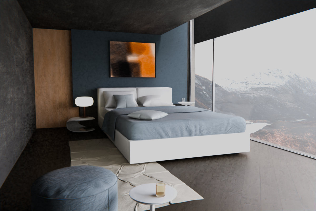 Open Centre · over bed room view