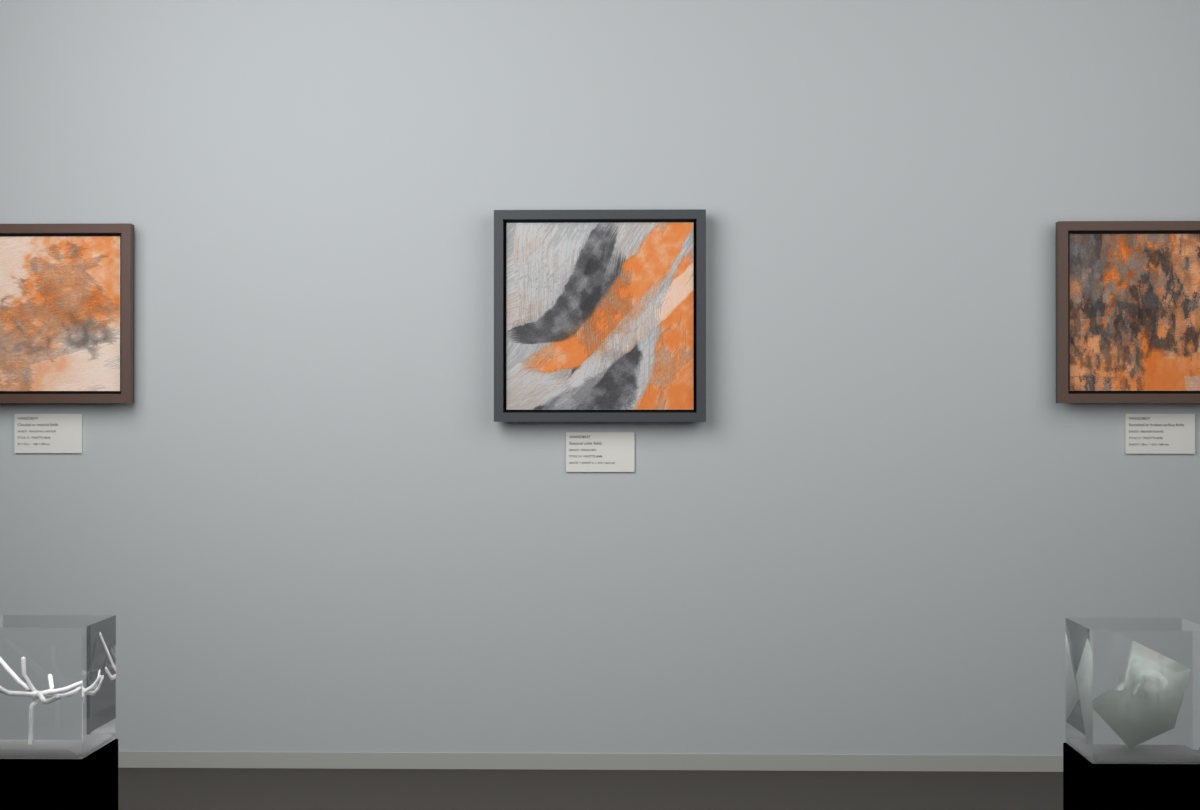 Rising Arc · gallery context room view