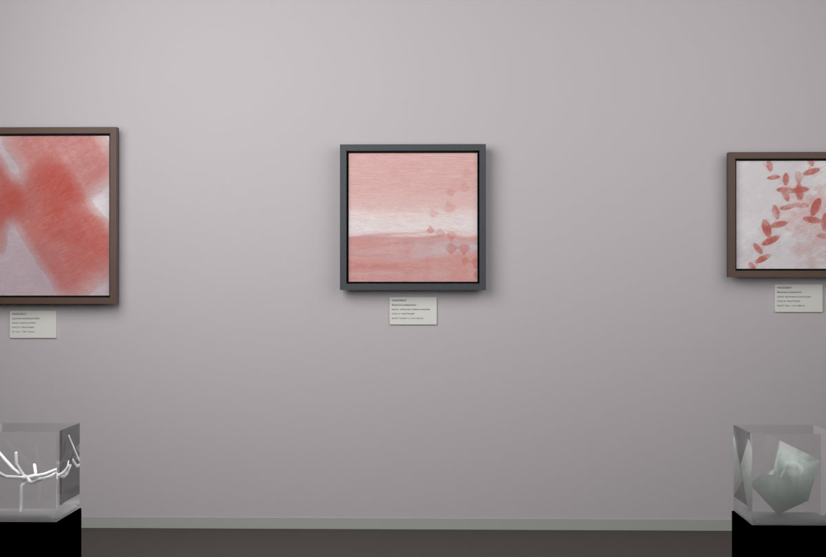 High Haze · Ginkgo Far Bank · gallery context room view