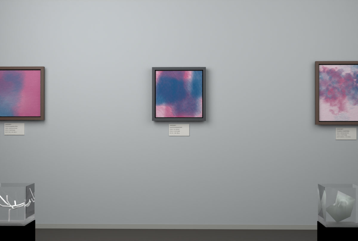 Tall Passages · gallery context room view