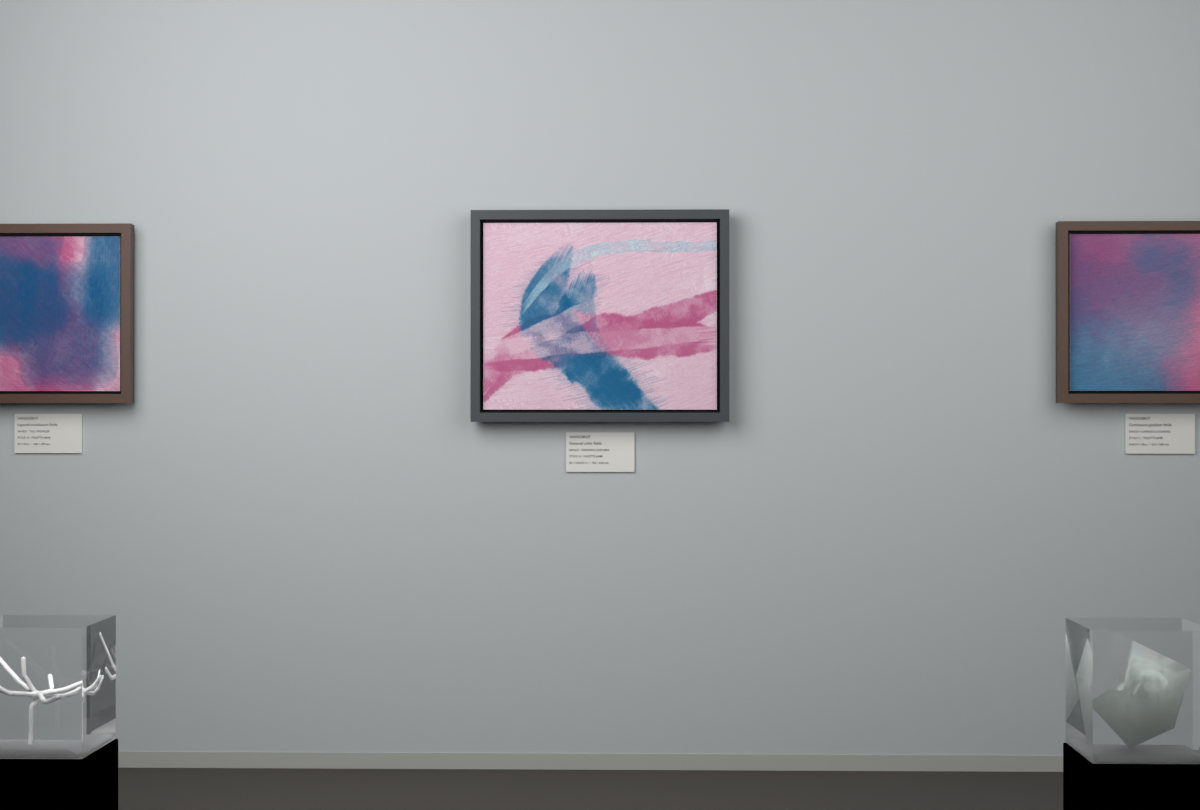 Crossing Gestures · gallery context room view