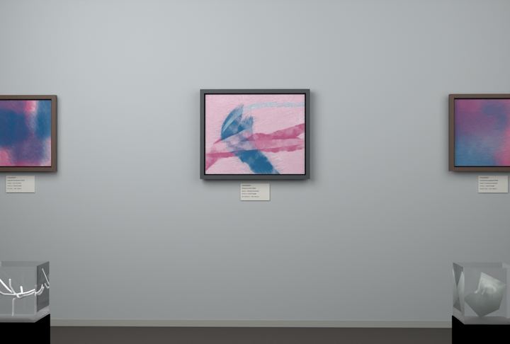 Crossing Gestures — Gestural color fields, palette 48