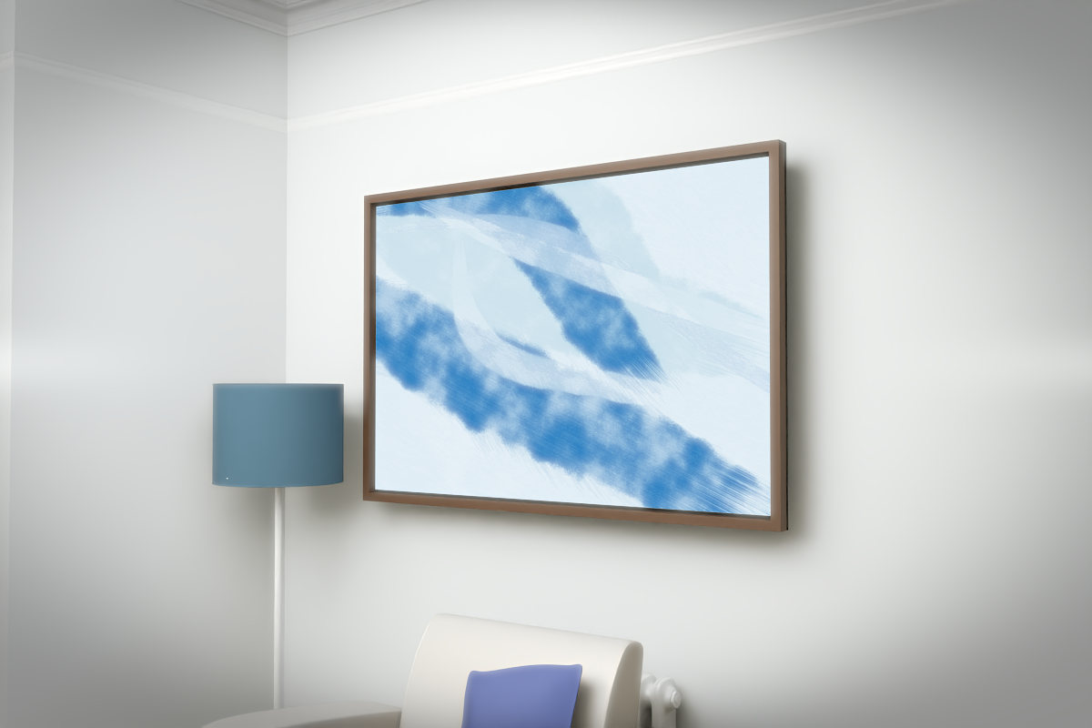 Descending Sweep · white right context room view